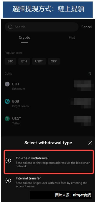 Bitget 提現